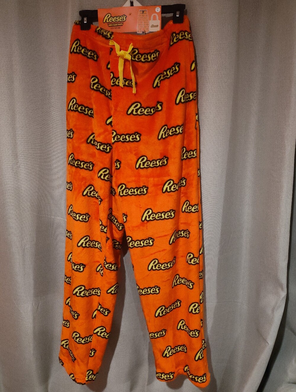 Reese's Peanut Butter Sleep Pajama Pants Bottoms Men's Medium NWT Tote Bag
